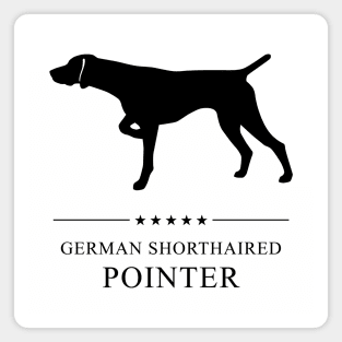 German Shorthaired Pointer Black Silhouette Magnet